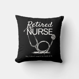Funny Retiring Nurse Retirement Nurse Pflege Kissen