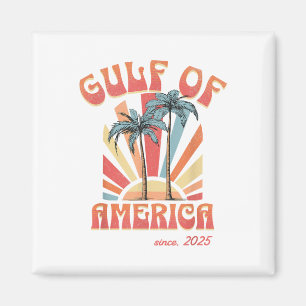 Funny Retro 2025 Grunge Design, Golf von US Amerik Magnet