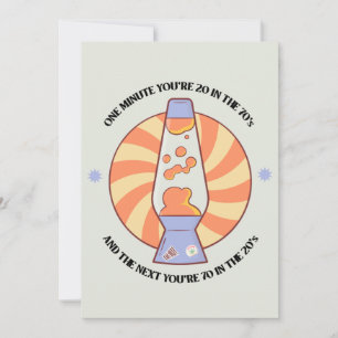 Funny Retro 70er Feiertagskarte