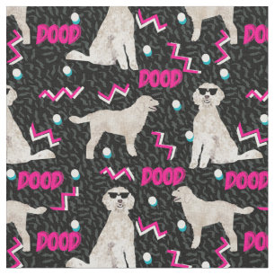 Funny Retro 80er Goldendoodle Doodle Stoff