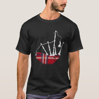 Funny Retro Bagpipe Shirt Scottish Bagpiper Gift B