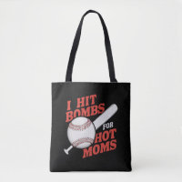 Funny Retro Baseball ich treffen Bomben für heiße