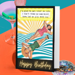 Funny Retro Birthday Card Best Friend-Sassy-Play Karte