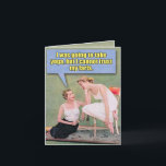 Funny Retro Birthday Card - Vertraut meinen Furzen Karte<br><div class="desc">Über diesen Punkt * INSIDE GREETING: "Ich vertraue darauf, dass Sie einen guten Geburtstag haben!" COVER - Ich wollte Yoga nehmen, aber ich kann meinen f*rts nicht trauen. * KARTENGRÖSSE - Erhalten Sie 1, Notecard in normaler Größe mit 12x18-Inch-Umschlag. Wir bieten lustige Karten, die entweder leer oder grüßend im Inneren...</div>