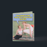 Funny Retro Birthday Card - Vertraut meinen Furzen Karte<br><div class="desc">Über diesen Punkt * INSIDE GREETING: "Ich vertraue darauf, dass Sie einen guten Geburtstag haben!" COVER - Ich wollte Yoga nehmen, aber ich kann meinen f*rts nicht trauen. * KARTENGRÖSSE - Erhalten Sie 1, Notecard in normaler Größe mit 12x18-Inch-Umschlag. Wir bieten lustige Karten, die entweder leer oder grüßend im Inneren...</div>