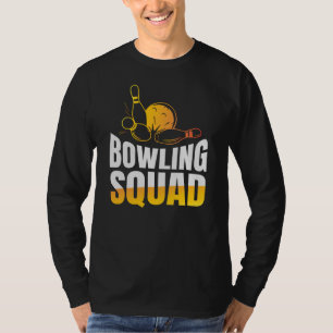 Funny Retro Bowling Squad Team Herren Langschläfch T-Shirt