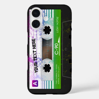 Funny Retro Compact Audio Cassette iPhone 16 Hülle