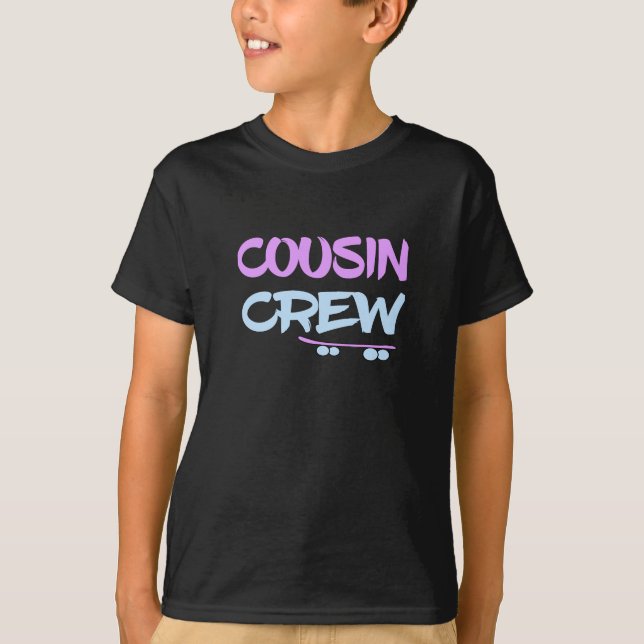 Funny Retro Cousin Crew T-Shirt (Vorderseite)