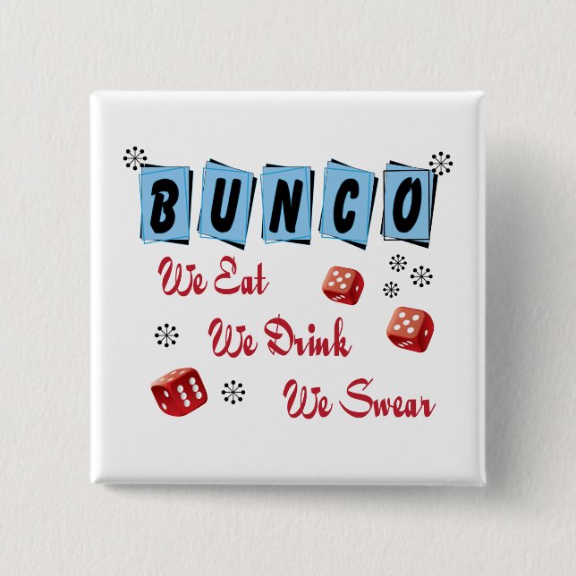 Funny Retro Dice Giro del Malcantone Button (Vorderseite)