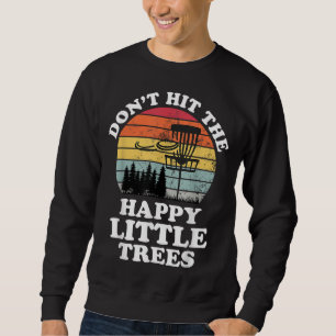 Funny Retro Disk Golf Frisbee Golfing Player Sport Sweatshirt