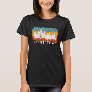 Funny Retro Disk Golf Ich würde das Frisbee Golf S T-Shirt