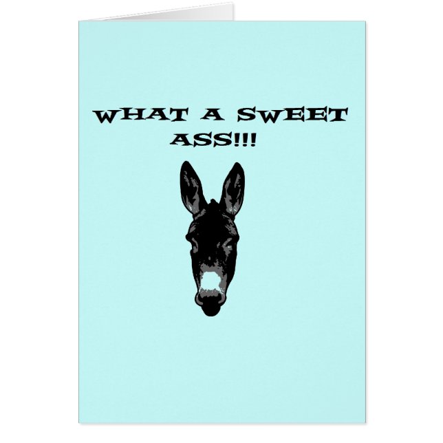 Funny Retro Donkey SweetAss (Vorne)
