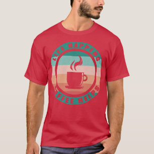 Funny Retro Einstellung Sun Espresso Latte Kaffee  T-Shirt