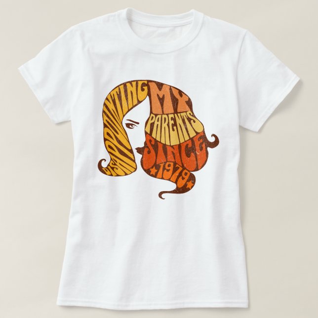 Funny Retro Enttäuschung meine Eltern seit 1979 T-Shirt (Design vorne)
