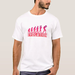Funny Retro Evolution Fotograf Kamera Fotograf T-Shirt