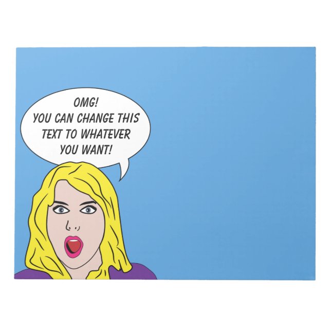 FUNNY RETRO FRAMAN Custom-Notebooks Notizblock (Vorderseite)