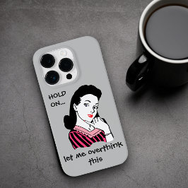 Funny Retro Frauen überdenken das Case-Mate iPhone 14 Pro Hülle