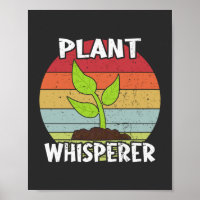Funny Retro Gardening Plant Whisperer