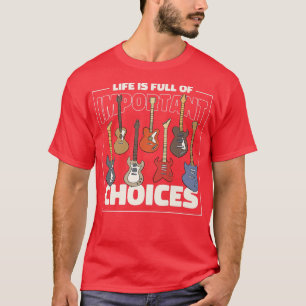 Funny Retro Gitarre Gitarrist Musik Lover Gitarre T-Shirt