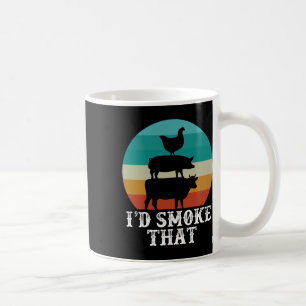 Funny Retro Grillen Party Smoker Koch Vater Gesche Kaffeetasse