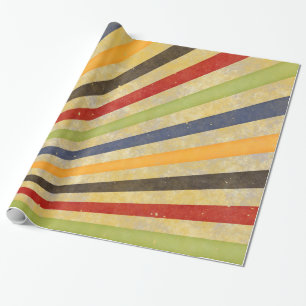 Funny Retro Grunge Rays + Ihre Idee Geschenkpapier