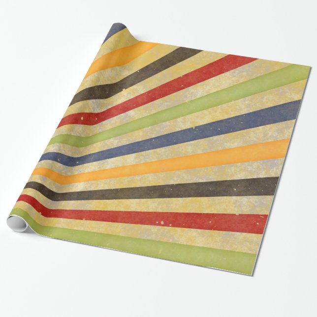 Funny Retro Grunge Rays + Ihre Idee Geschenkpapier (Ungerollt)