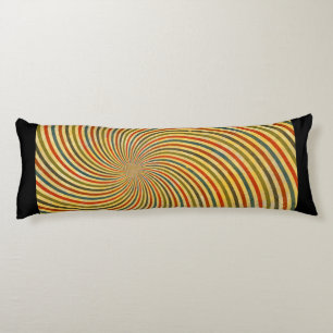 Funny Retro Grunge Swirl + Ihre Idee Seitenschläferkissen
