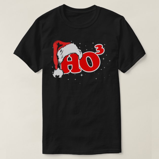 Funny, Retro, Ho3, Christmas, Santa Where My Hos A T-Shirt (Design vorne)