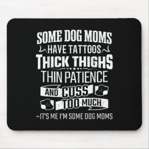 Funny Retro Hundebesitzer Frauen Einige Hunde Mama Mousepad