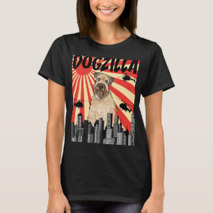 Funny Retro japanische Dogzilla weich überzogenes T-Shirt