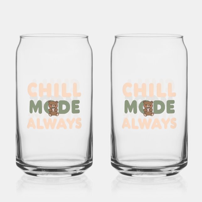 Funny Retro Lazy Day Saying Dosenglas (Vorderseite)