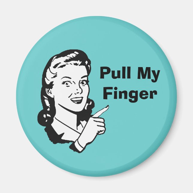 Funny Retro Magnet (Vorne)