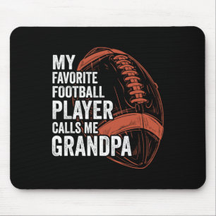 Funny Retro Mein Lieblingsfußballspieler nennt mic Mousepad