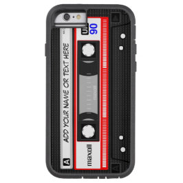 Funny Retro Music Cassette Bandmuster Case-Mate iPhone Hülle