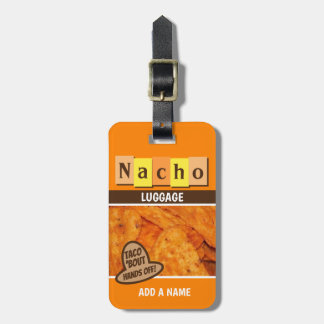 Funny Retro Nacho Gepäckanhänger