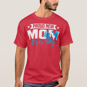 Funny Retro Proud Junge Mutter Es ist eine männlic T-Shirt
