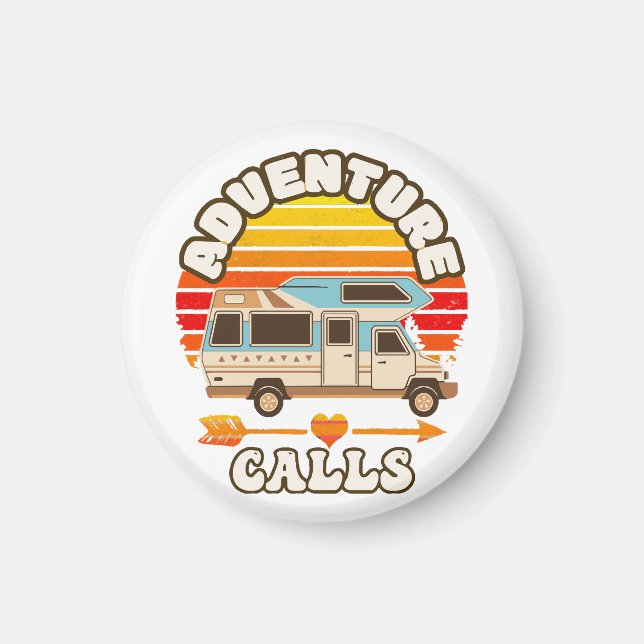 Funny Retro St Patricks Day - Camp Shenanigans Co Magnet (Vorne)