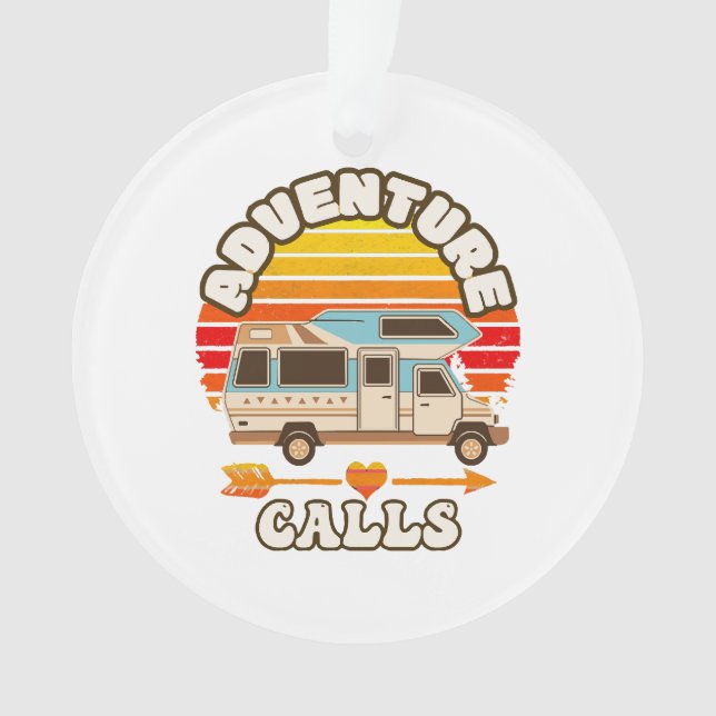 Funny Retro St Patricks Day - Camp Shenanigans Co Ornament (Vorderseite)