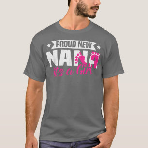 Funny Retro Stolz New Nana Es ist ein Mädchen Gend T-Shirt
