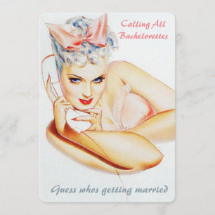 Funny Retro Telefon Anruf Hochzeitsklatsch Einladung
