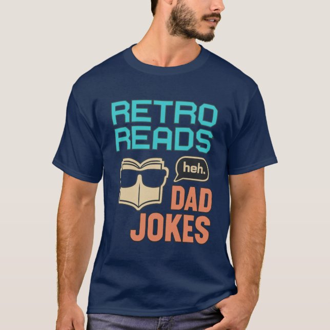 Funny Retro Vater Jokes T - Shirt - Vatertag Gesch (Vorderseite)