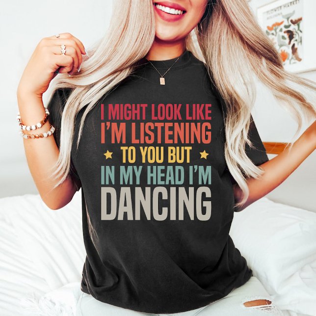Funny Retro Vintag Dance Teacher Black T-Shirt (Funny Retro Vintage Dance Teacher Black T-Shirt)
