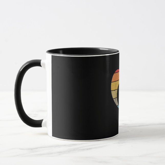 Funny Retro Vintag Fotograf Tasse (Links)