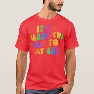 Funny Retro Vintag seinen schönen Tag zu sagen Gay T-Shirt