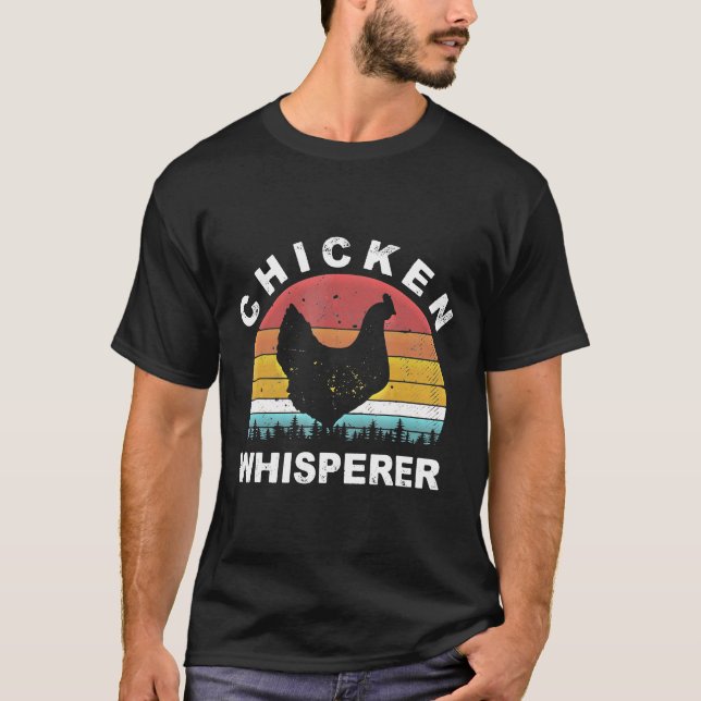 Funny-Retro-Whisperer-Bauer T-Shirt (Vorderseite)