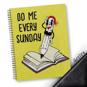 Funny Retro Yellow Cartoon Pencil Mascot Planer