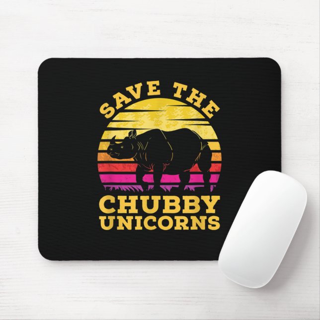 Funny Rettete The Chubby Unicorns Zoo Keeper Mousepad (Mit Mouse)
