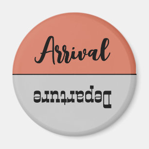 Funny Reversible Coral Gray Geschirrspülmaschine Magnet
