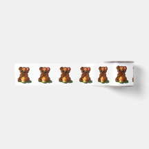Funny Ribbon Baby Bear mit Honey