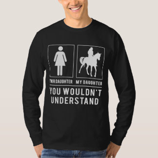 Funny Riding Husband T-Shirt - Weil unsere Liebe f